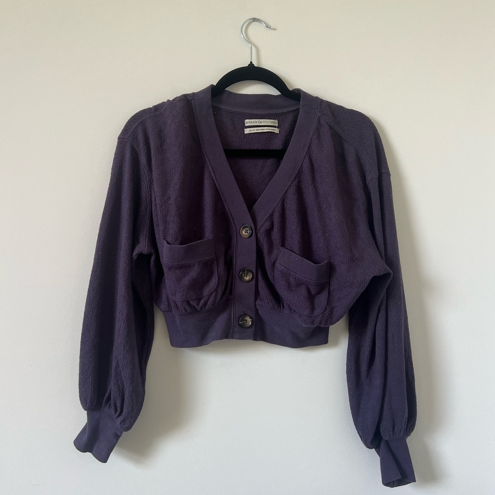 Urban Outfitters XS Purple Button-Up Cardigan